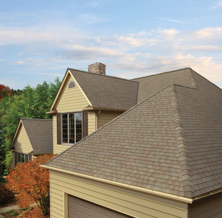 Photo of a home using GAF's Timberline American Harvest Amber Wheat ...